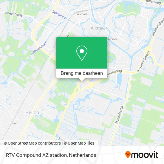 RTV Compound AZ stadion kaart
