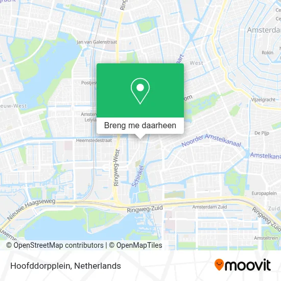 Hoofddorpplein kaart