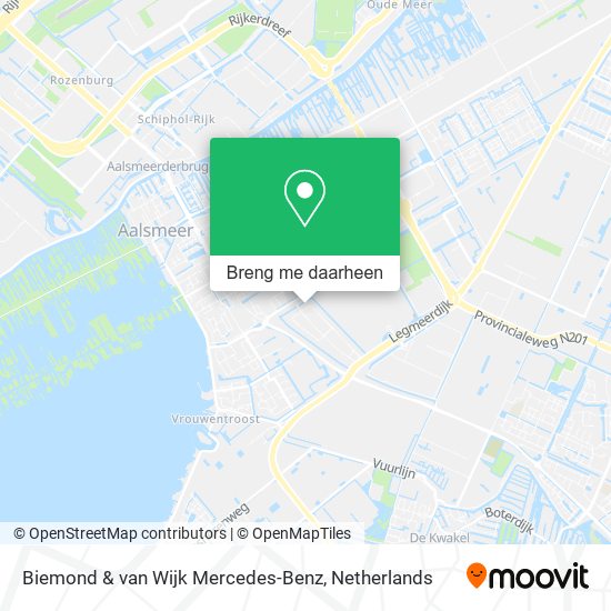 Biemond & van Wijk Mercedes-Benz kaart
