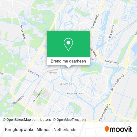 Kringloopwinkel Alkmaar kaart