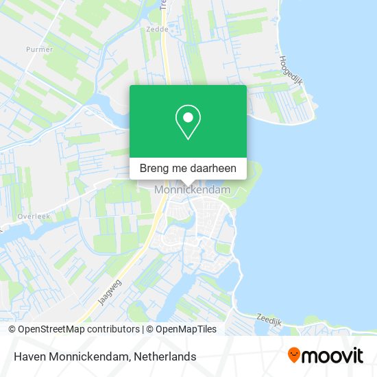 Haven Monnickendam kaart