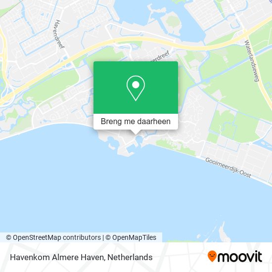Havenkom Almere Haven kaart