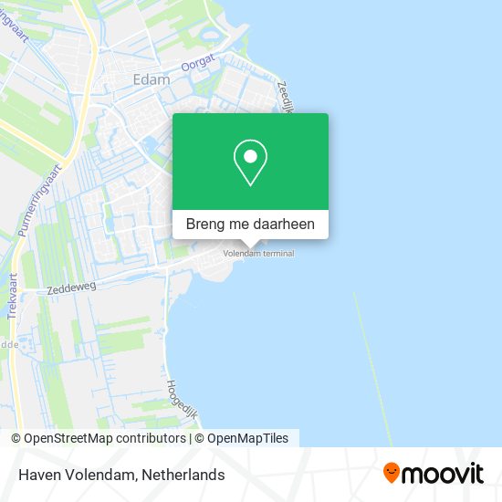 Haven Volendam kaart