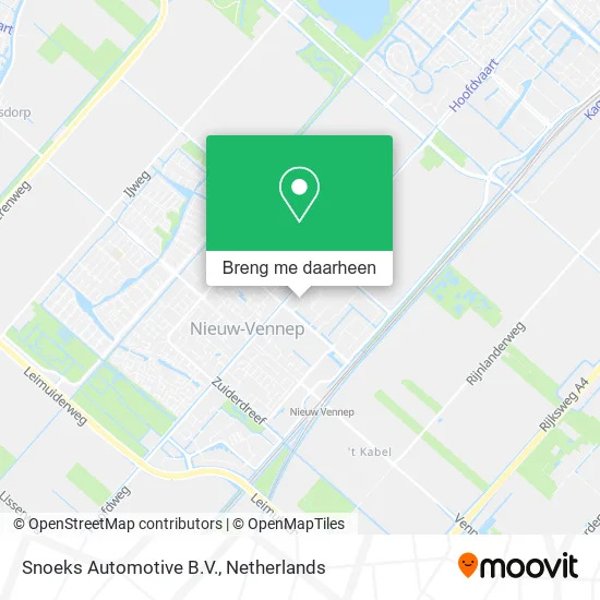 Snoeks Automotive B.V. kaart