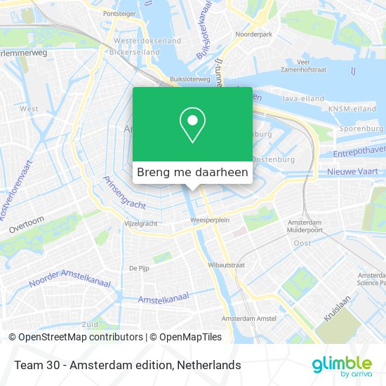 Team 30 - Amsterdam edition kaart