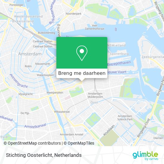Stichting Oosterlicht kaart