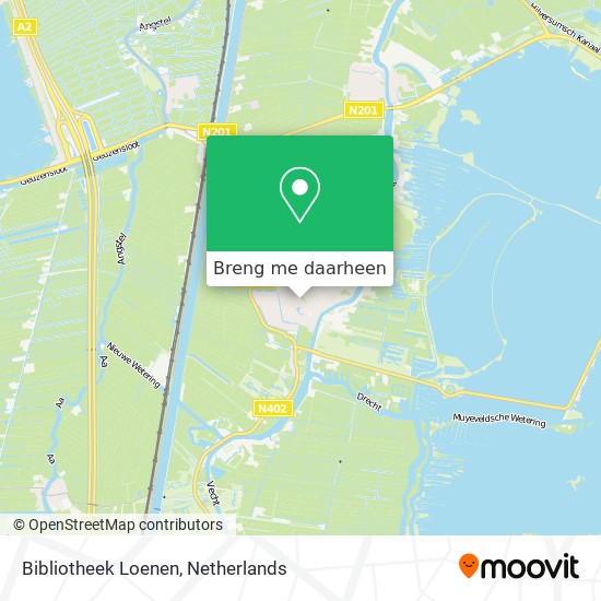 Bibliotheek Loenen kaart