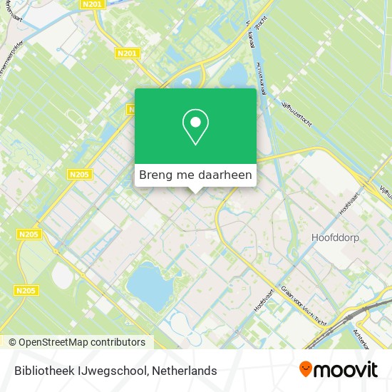 Bibliotheek IJwegschool kaart