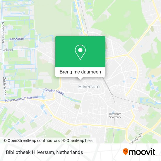 Bibliotheek Hilversum kaart