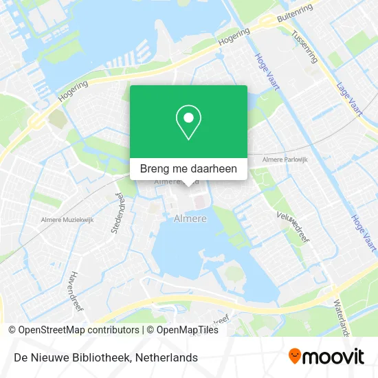 De Nieuwe Bibliotheek kaart