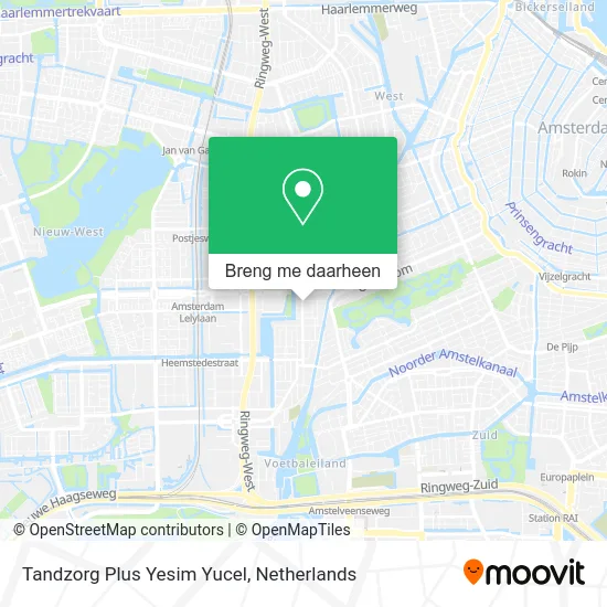 Tandzorg Plus Yesim Yucel kaart