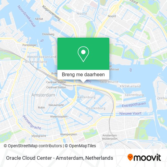 Oracle Cloud Center - Amsterdam kaart