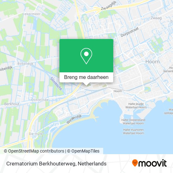Crematorium Berkhouterweg kaart