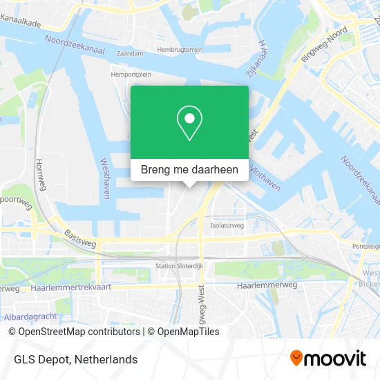 GLS Depot kaart