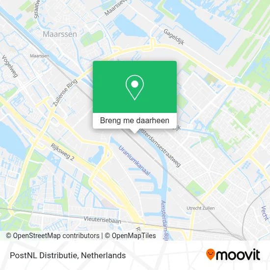 PostNL Distributie kaart