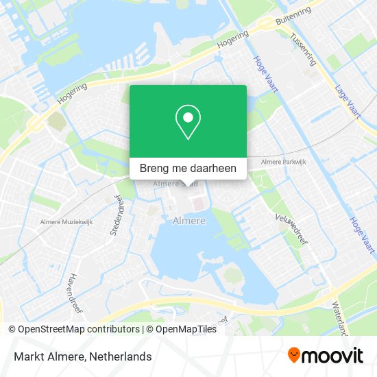 Markt Almere kaart