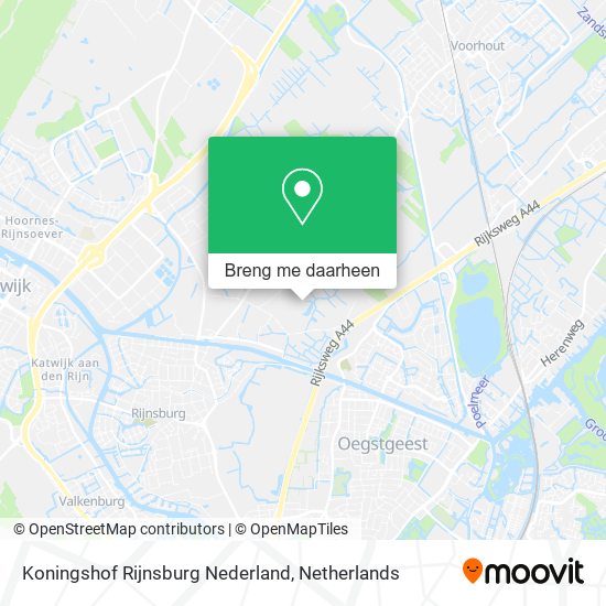 Koningshof Rijnsburg Nederland kaart