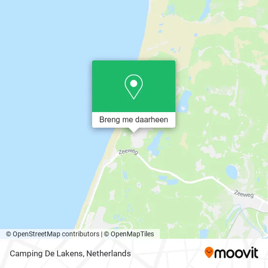 Camping De Lakens kaart