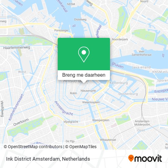 Ink District Amsterdam kaart