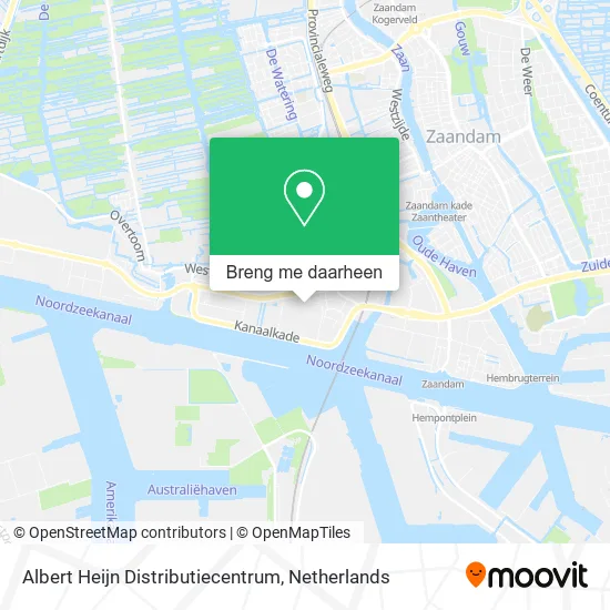 Albert Heijn Distributiecentrum kaart