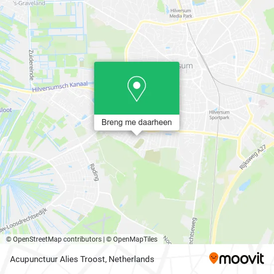 Acupunctuur Alies Troost kaart
