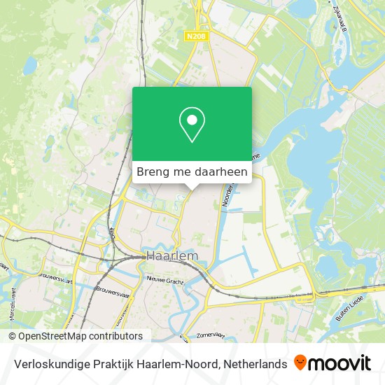 Verloskundige Praktijk Haarlem-Noord kaart