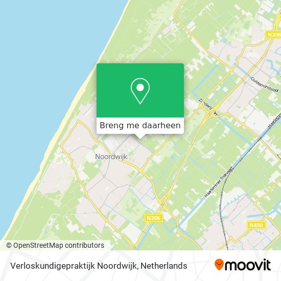 Verloskundigepraktijk Noordwijk kaart