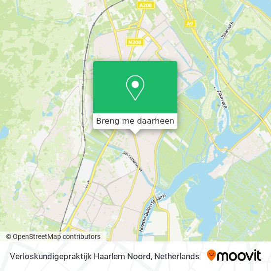 Verloskundigepraktijk Haarlem Noord kaart