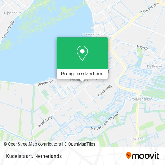 Kudelstaart kaart