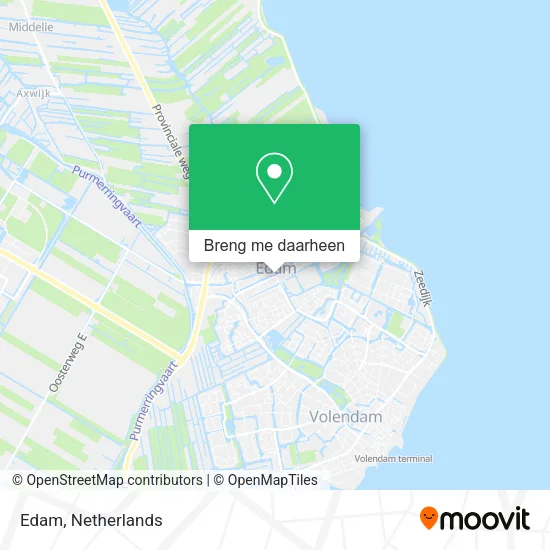 Edam kaart