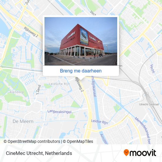 CineMec Utrecht kaart