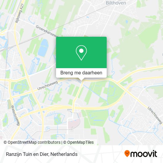 Ranzijn Tuin en Dier kaart