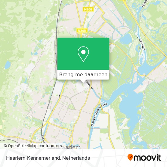 Haarlem-Kennemerland kaart