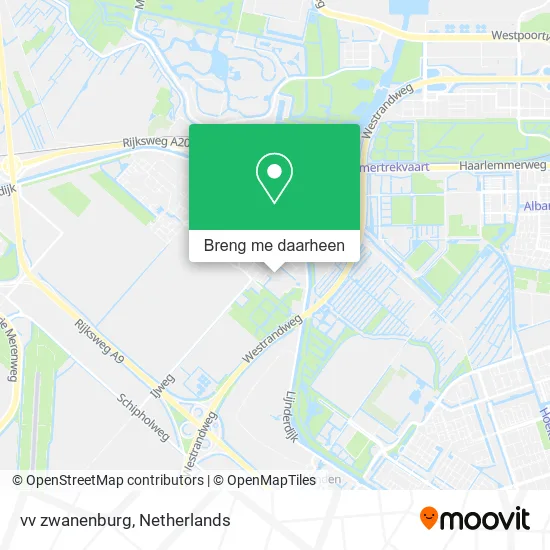 vv zwanenburg kaart