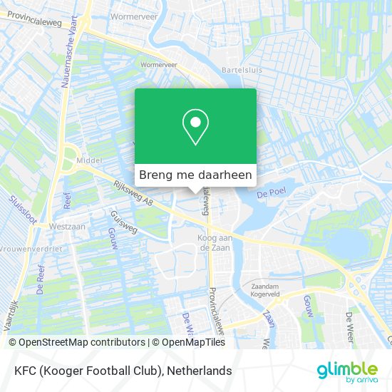 KFC (Kooger Football Club) kaart