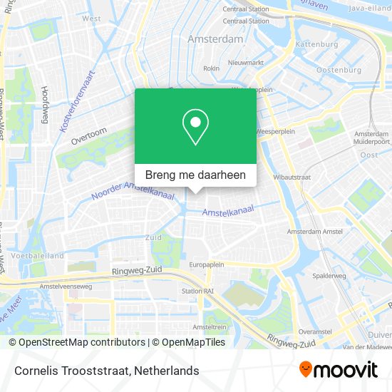 Cornelis Trooststraat kaart