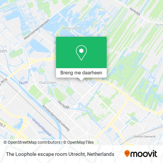 The Loophole escape room Utrecht kaart