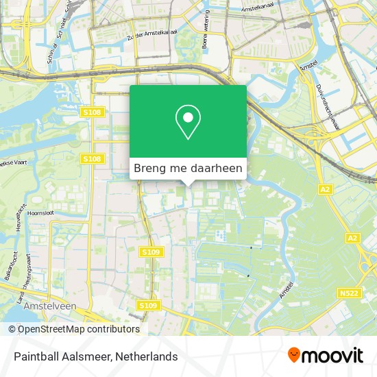 Paintball Aalsmeer kaart