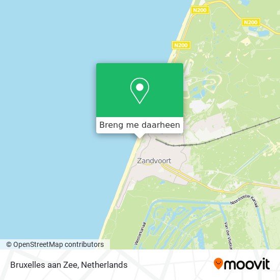 Bruxelles aan Zee kaart