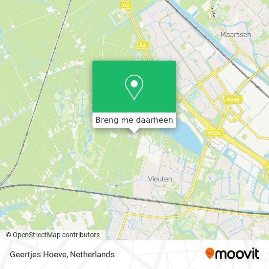 Geertjes Hoeve kaart