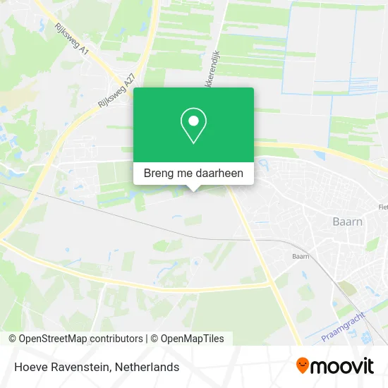 Hoeve Ravenstein kaart