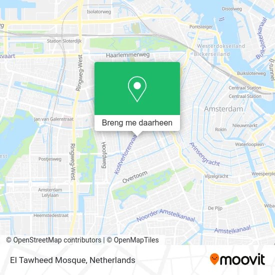 El Tawheed Mosque kaart