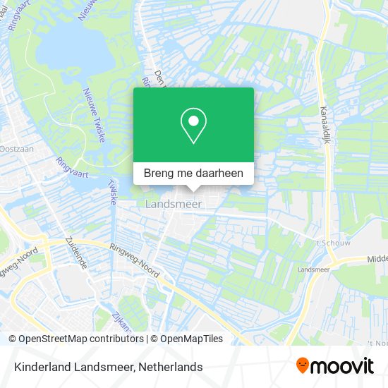 Kinderland Landsmeer kaart