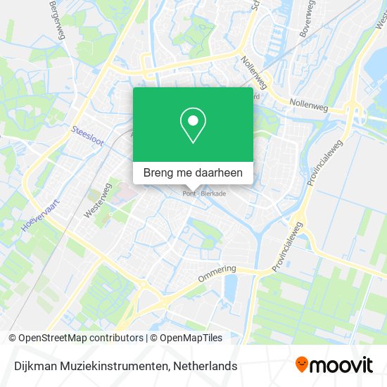 Dijkman Muziekinstrumenten kaart