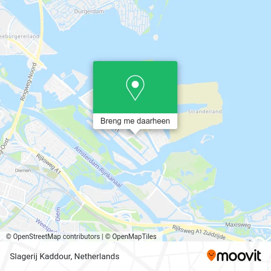 Slagerij Kaddour kaart