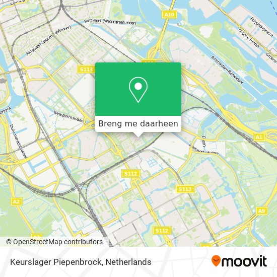 Keurslager Piepenbrock kaart