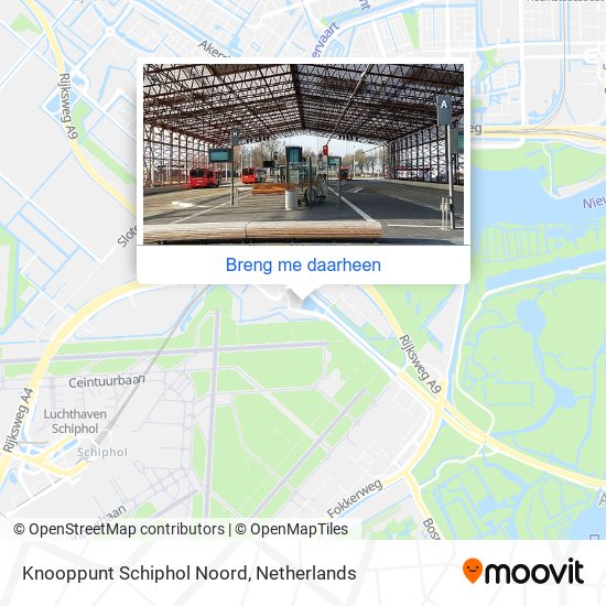 Knooppunt Schiphol Noord kaart