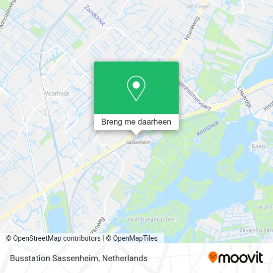Busstation Sassenheim kaart