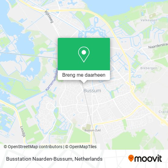 Busstation Naarden-Bussum kaart