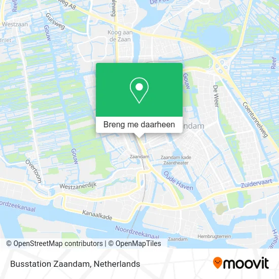 Busstation Zaandam kaart